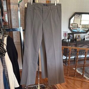 GAP Gray Chinos Classic Flat Front Design